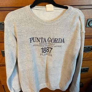 Punta Gorda Crew neck Sweat shirt size medium